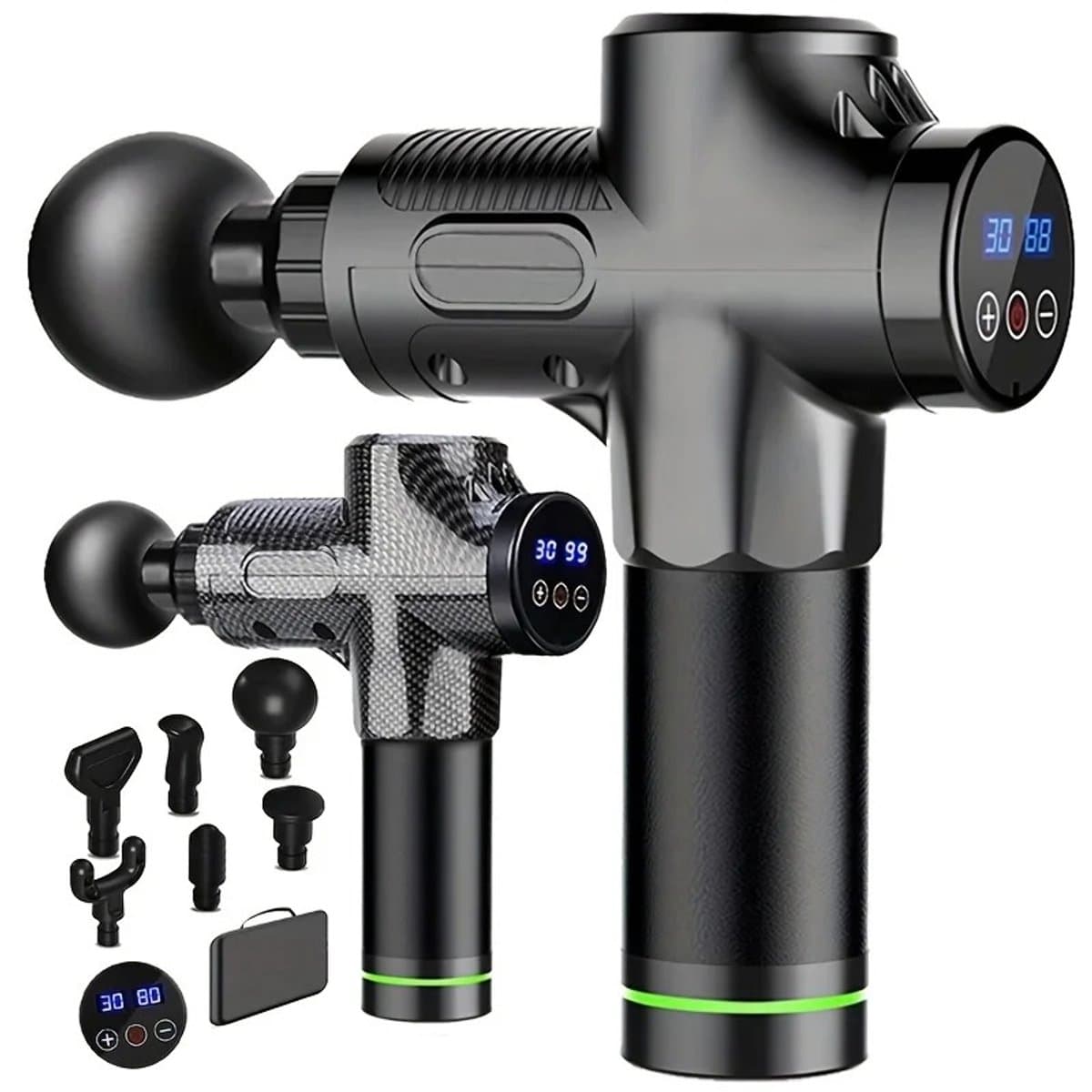 Niamora - Massagepistool - Massage gun - Massageapparaat - Spiermassager - Fascia Diepe spierontspanning - Meerdere niveaus.