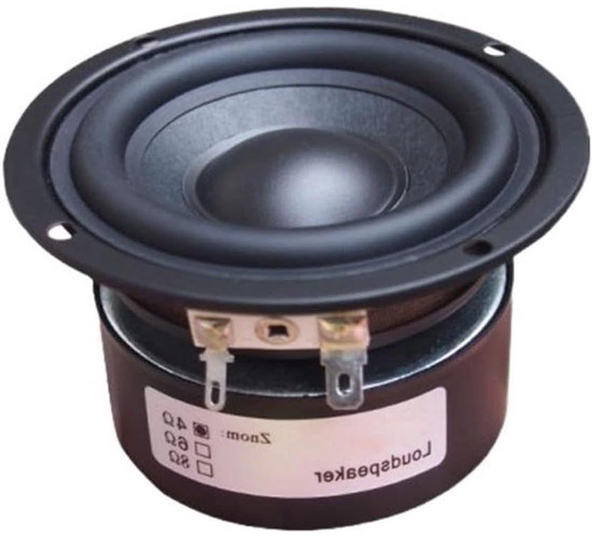 Bas Luidspreker - Subwoofer Unit - Muziek Luisteren - Dubbel Magneet Systeem - 3 Inch - Zwart