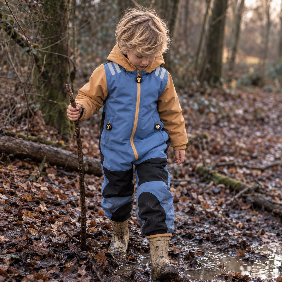 Ducksday Winterpak – Skipak voor kleuters – Sneeuwpak – Snowsuit – Waterdicht & PFAS-vrij – Gerecycled Polyester – Maat 98/104 – Twin