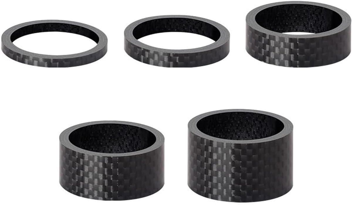 5 STKS Fiets Ahead Stem Spacer, Fiets Stuur Spacer Bike Headset Spacers Spacers Stem Spacer Ringen 3mm/5mm/10mm/15mm/20mm