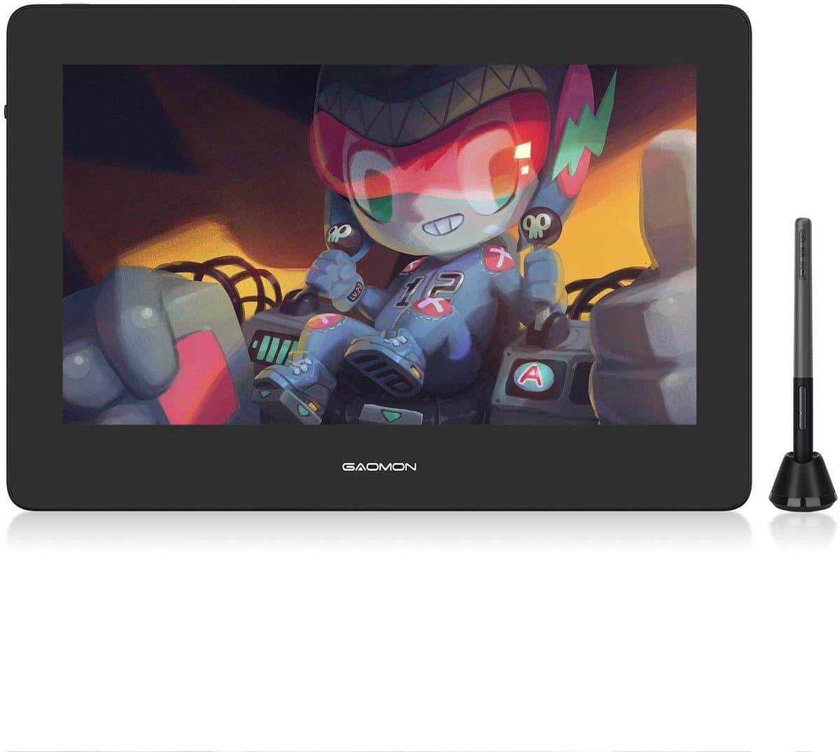 Grafisch Tekentablet met Scherm – 11,6 inch Full HD – 8192 Drukniveaus – Batterijloze Pen – 8 Sneltoetsen