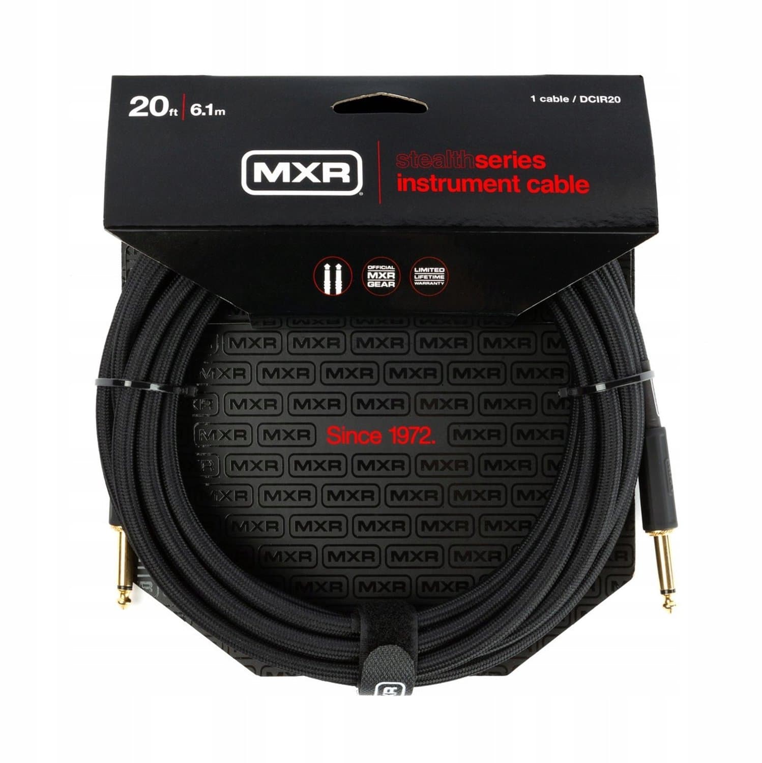 MXR DCIR20 Stealth Instrument Cable – 6,1 meter