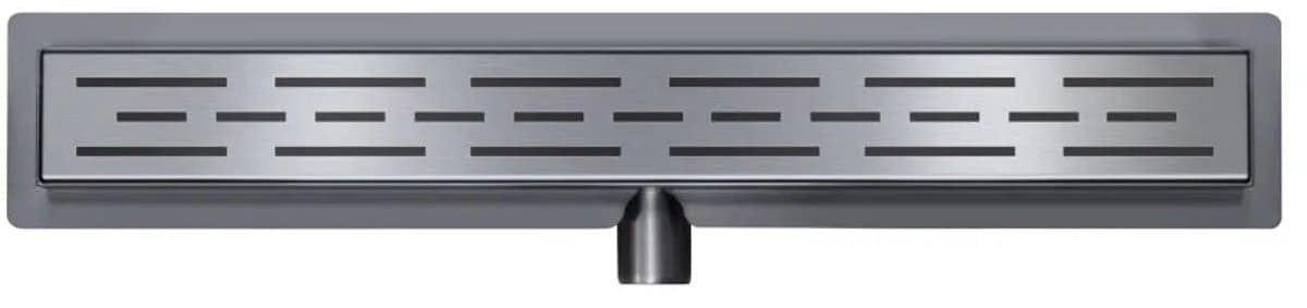 Classic 80 cm RVS Douchegoot Gun metal - Drain douche - Douchedrain - Douche drain - Douchedrains