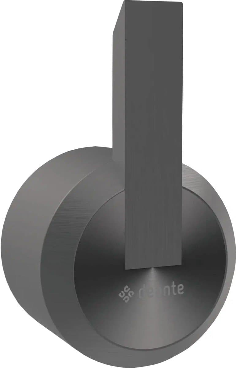Sanifun Meli Handdoekhaak Grijs – RVS – Geborsteld – 35 x 59 mm