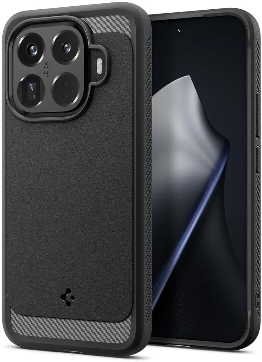 Spigen Rugged Armor Backcover voor de Xiaomi 15T Pro - Black