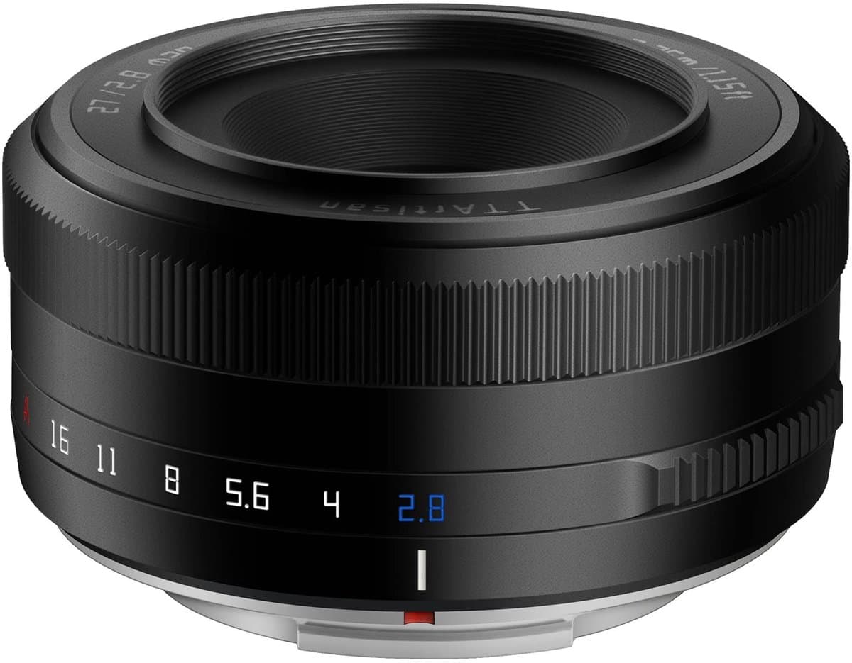 Inovra- Autofocus-lens 27mm F2.8 - Compatibel met Fujifilm X-mount - Compact ontwerp - Handmatige scherpstelling - Klikdiafragma van F/2.8 tot F/16 - Draagbaar formaat - Camera Lens