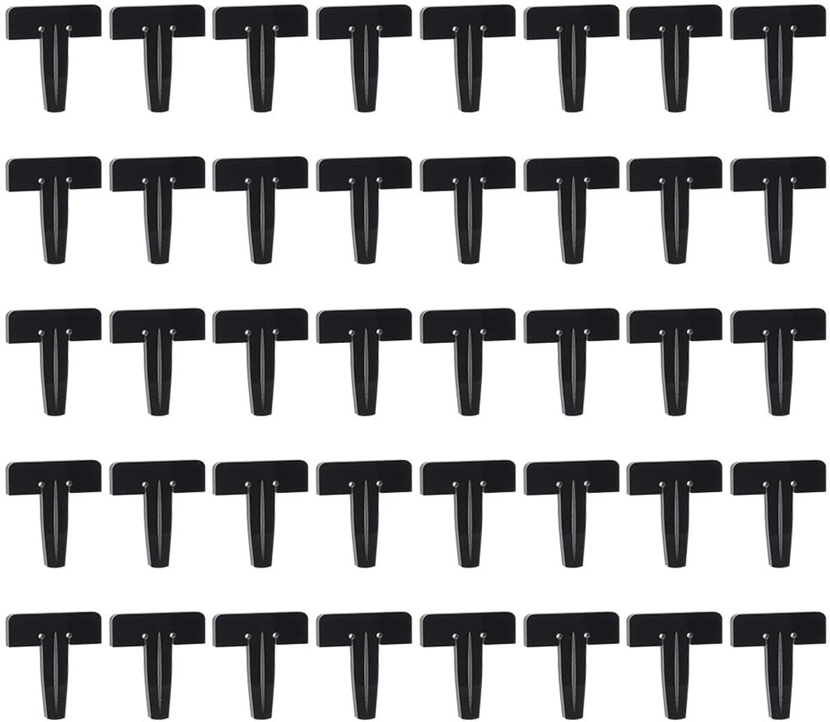 Dailygoods- Honingraattabletstiften 40 stuks - Acryl Wondpluggen - Lasergravure/Kruimelstiften - Houdpennen met Lasersnijder - 3 x 3,35 cm - Hoogwaardig Materiaal - Graveerstiften