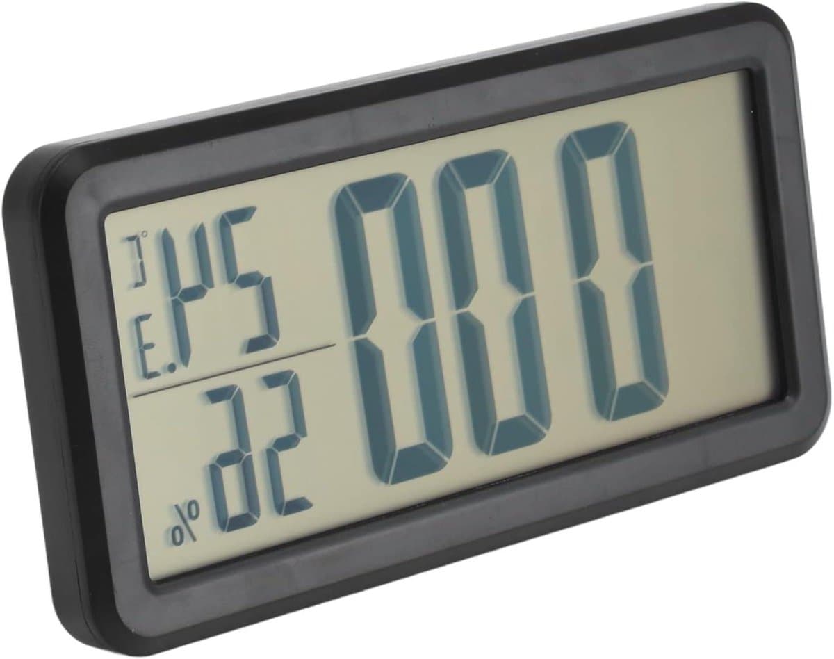 Digitale Wekker - Elektronische Klok - Realtime Monitor - Ingebouwde Sensor - 150 x 75 x 14 mm - Wit