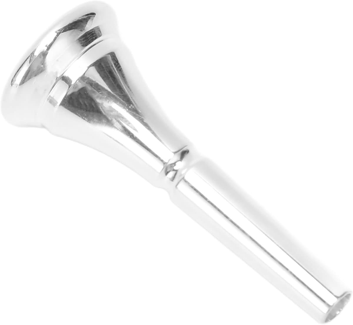 Hoorn Mondstuk - Messing Accessoire - Muziek Maken - Verzilverd Messing - Standaard Maat - Zilver