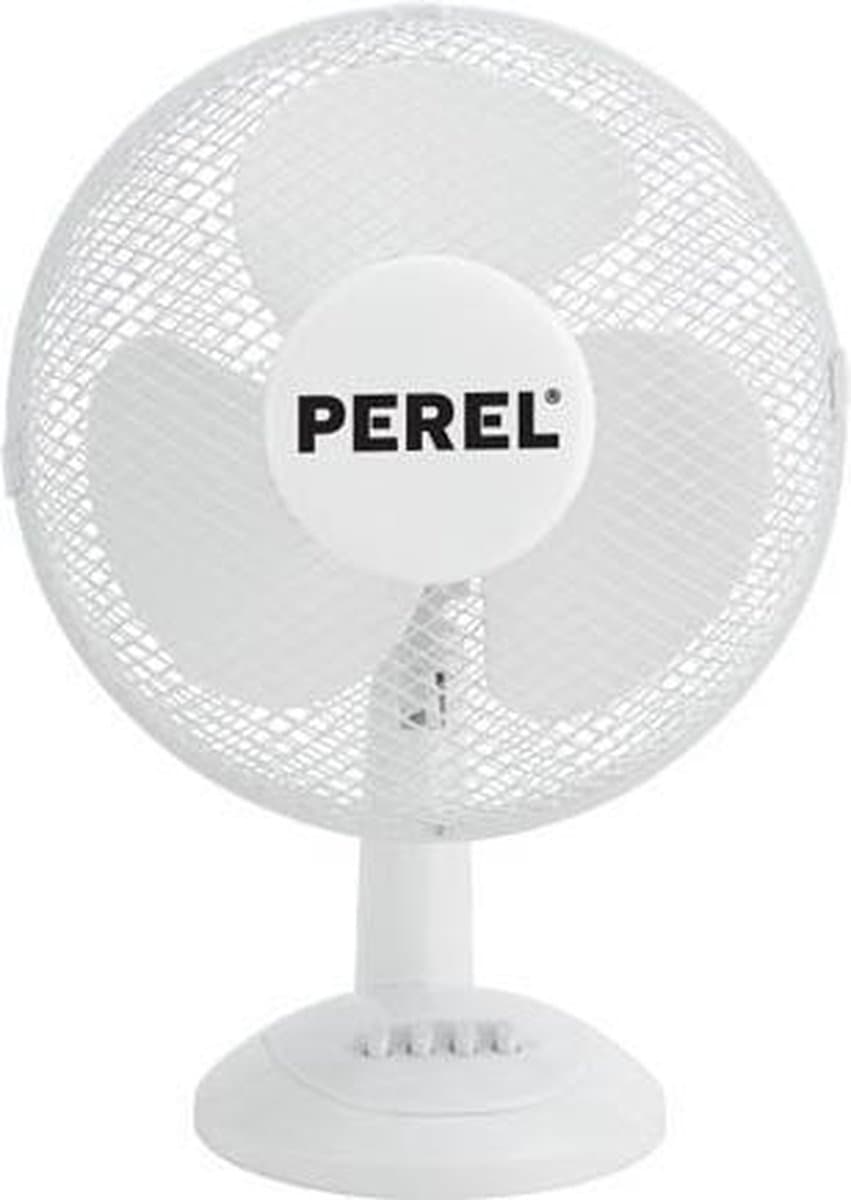 Perel Tafelventilator Ø30 cm - Wit