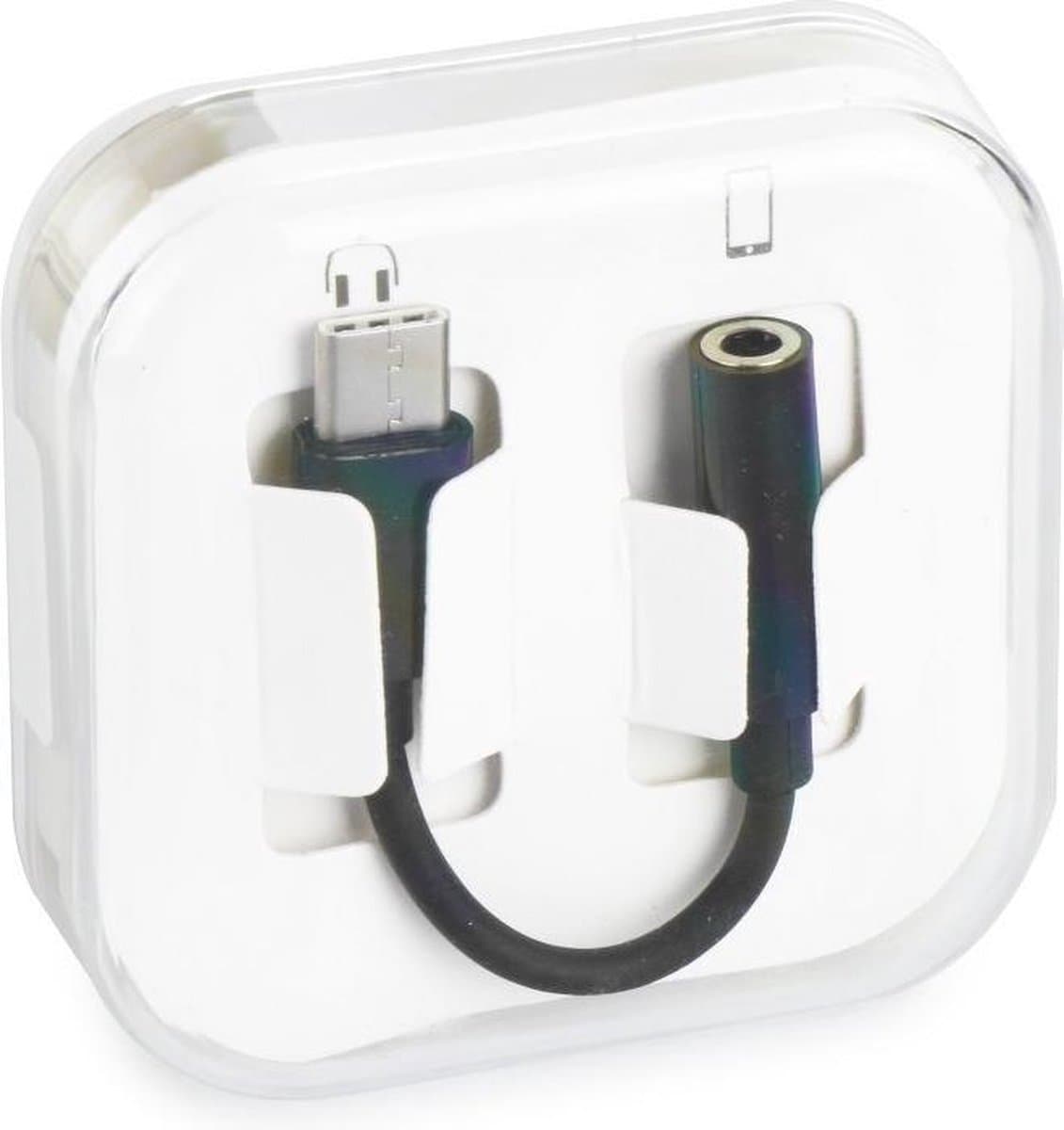 Type C naar audio (3.5mm) kabel - zwart - BOX