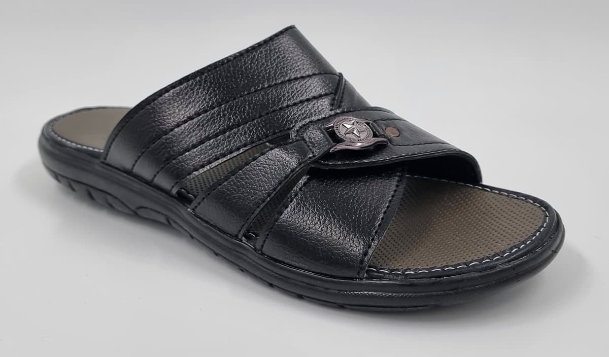 Walking - Slippers Heren - Licht Gewicht Heren Slippers - Slippers met een Zacht Voetbed - Zwart – Maat 40