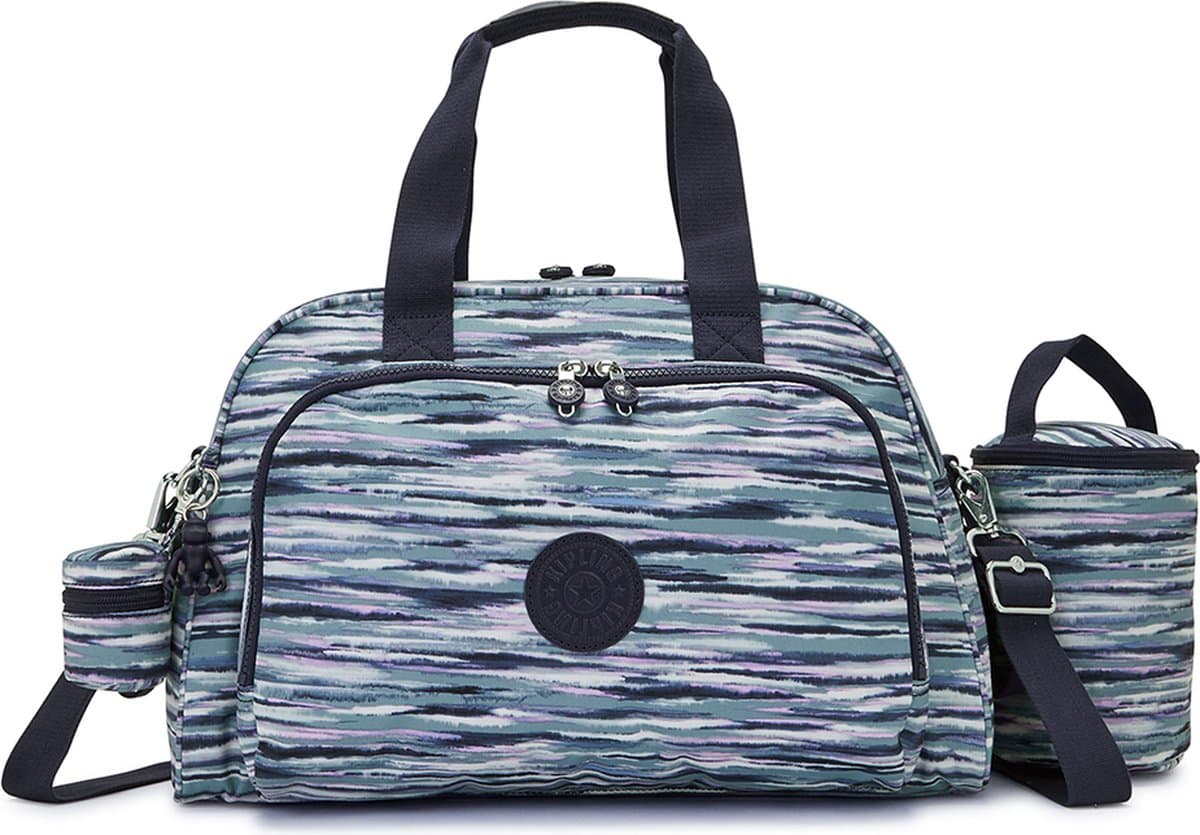 kipling Luiertas Basic PRT Camama Babybag Brush Stripes Veelkleurig