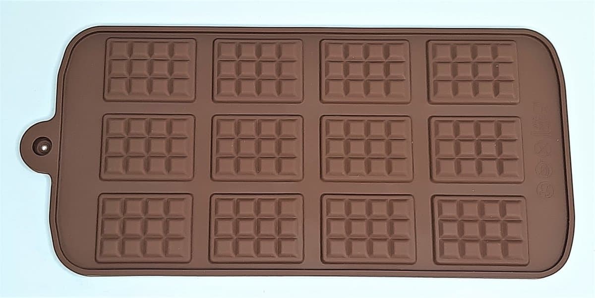EIZOOK Praline tablet wafeltjes vorm - Chocolade