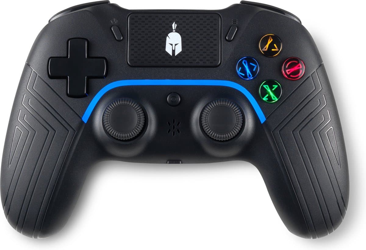Spartan Gear - Aspis 4 Wireless & Wired Controller - PS4 & PC (Zwart)