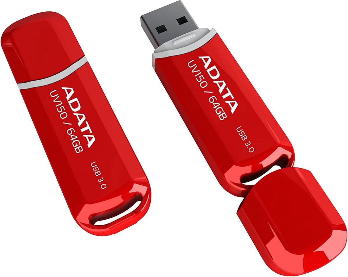 ADATA 64GB DashDrive UV150 USB flash drive USB Type-A 3.2 Gen 1 (3.1 Gen 1) Rood