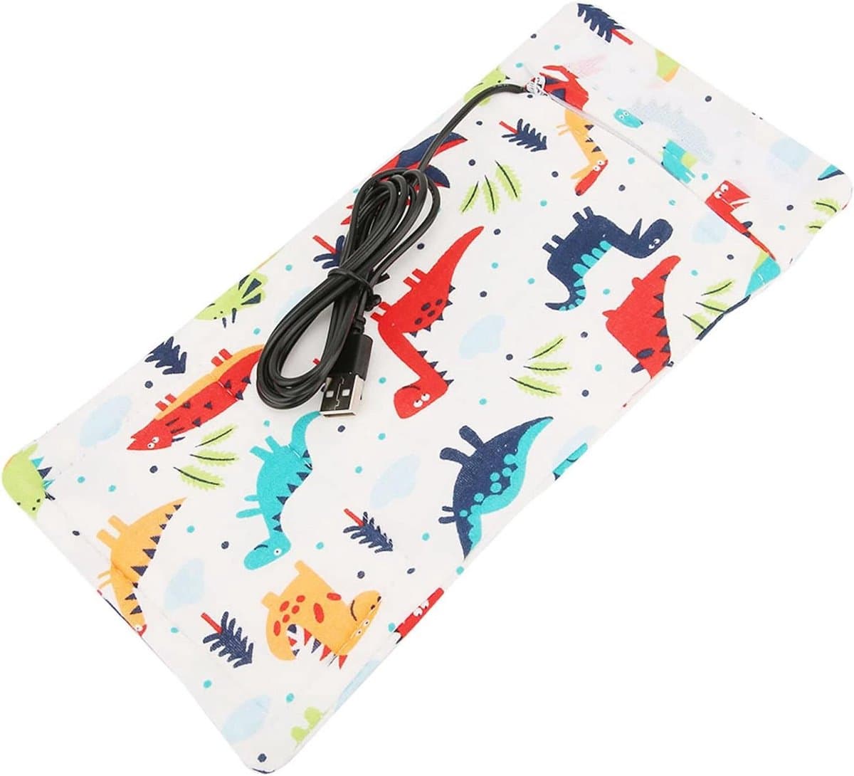 Cosensi - Draagbare Flessenwarmer USB Reismelk Hot Keeper - Thuis en Onderweg - Dinosaurus - Warmhoudfunctie