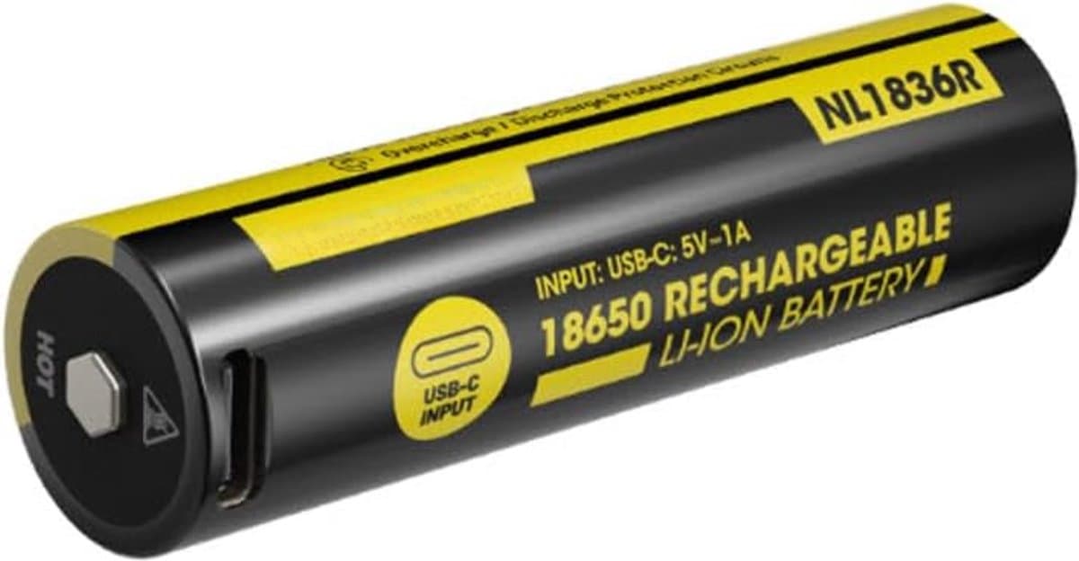 Lexium 18650 Batterij - Oplaadbare Batterij - Oplaadbare Batterijen