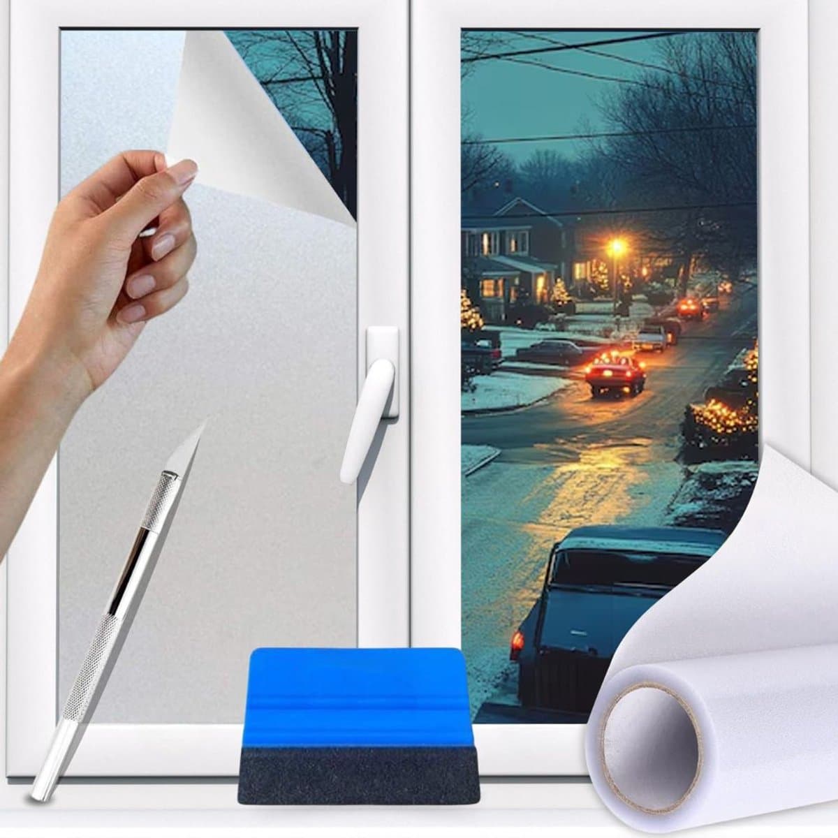 VELTRR® Raamfolie Anti Inkijk - Zelfklevend - Badkamer