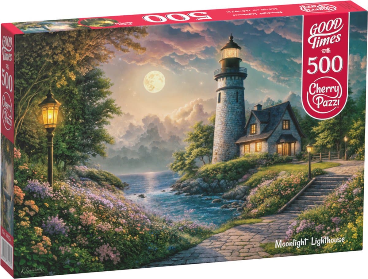 Moonlight Lighthouse Puzzel 500 Stukjes