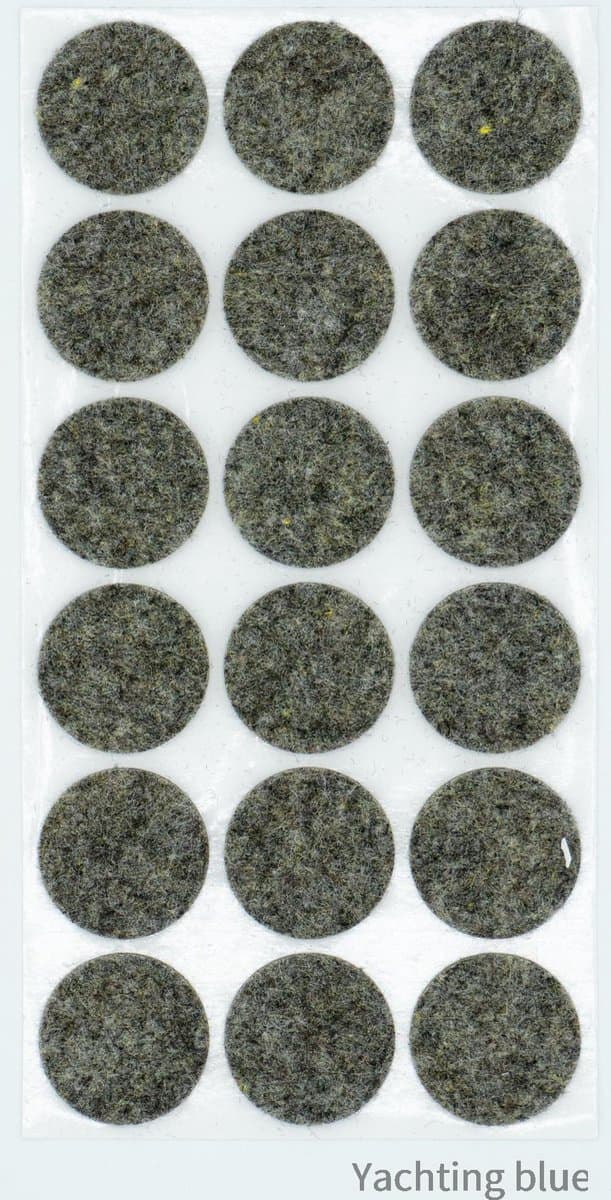Vilt - viltglijders - viltjes rond - 18 stuks - vloerbeschermer - vilt grijs - doorsnee 2,8 cm - stoelbeschermers -