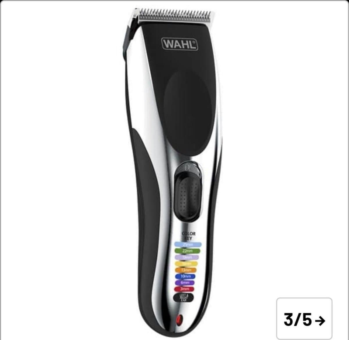 Wahl tondeuse color pro chrome edition combo. plus Wahl trimmer. Draadloos Wahl Tondeuse en mini trimmer. Thuis knippen. Hele lichaam scheren. Baard en hoofd. A merk tondeuse. 8 opzetkammen. Reisetui. Schaar. 2 jaar fabrieksgarantie