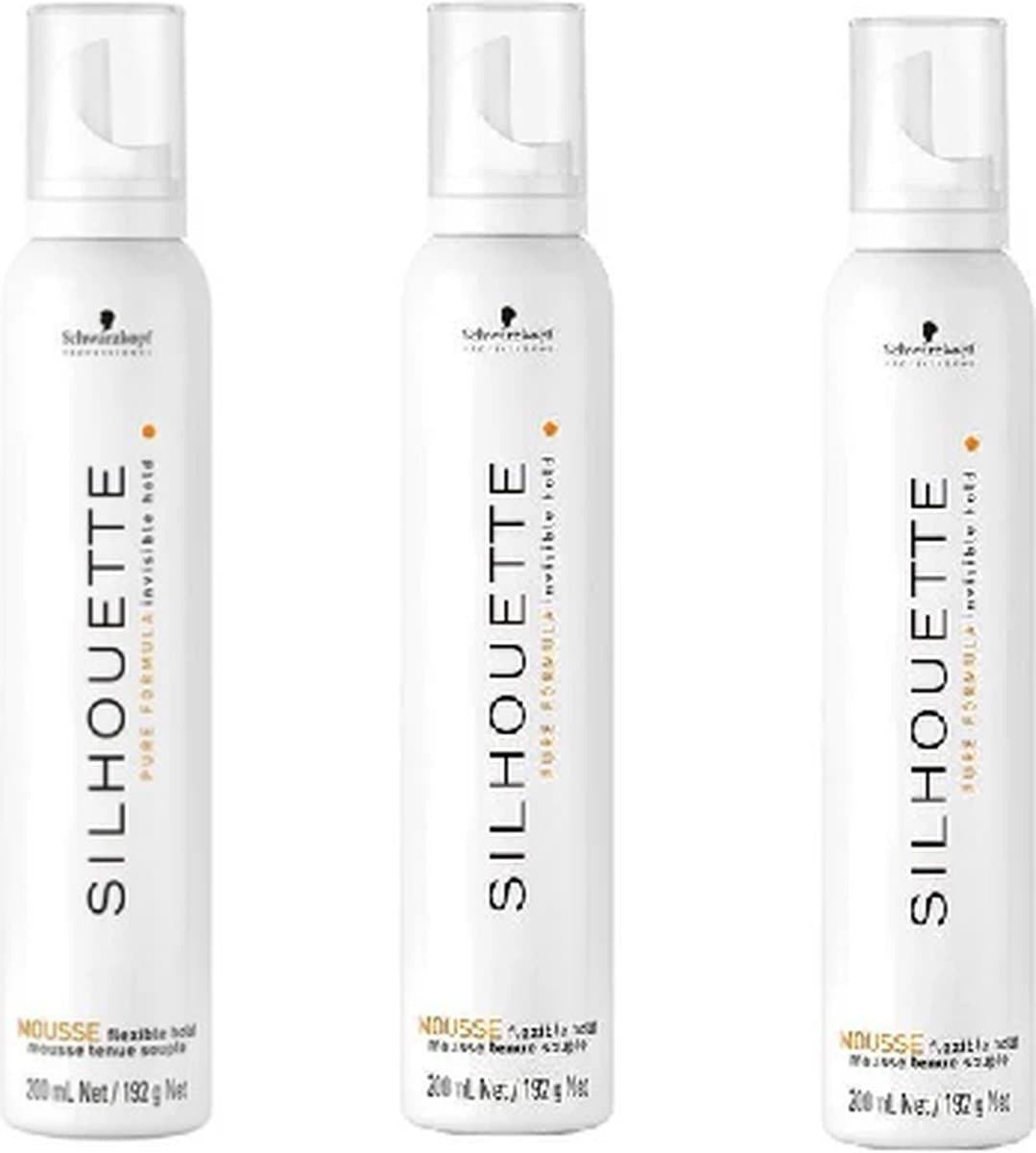 Schwarzkopf Professional - Silhouette Flexible Hold Mousse - 3 x 500 ml