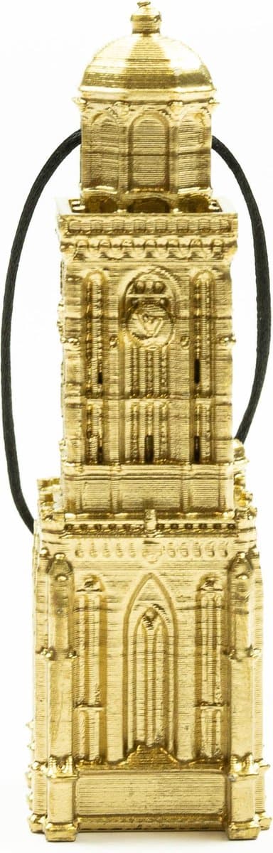 Kersthanger Lebuinuskerk Deventer 3D geprint - Goud