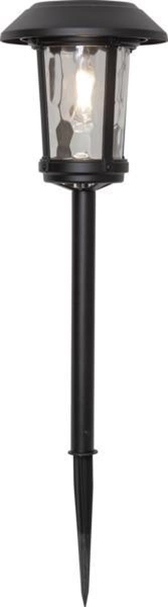 RTM Lighting Solar Priklamp -Zwart -Warm Wit -47CM -Zonne-Energie