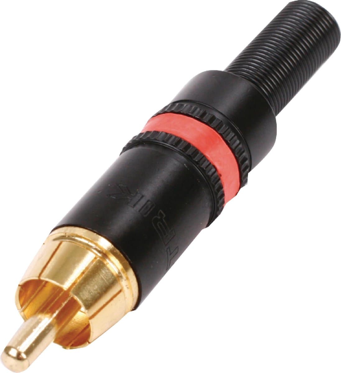 Neutrik vergulde rode mannelijke RCA connector