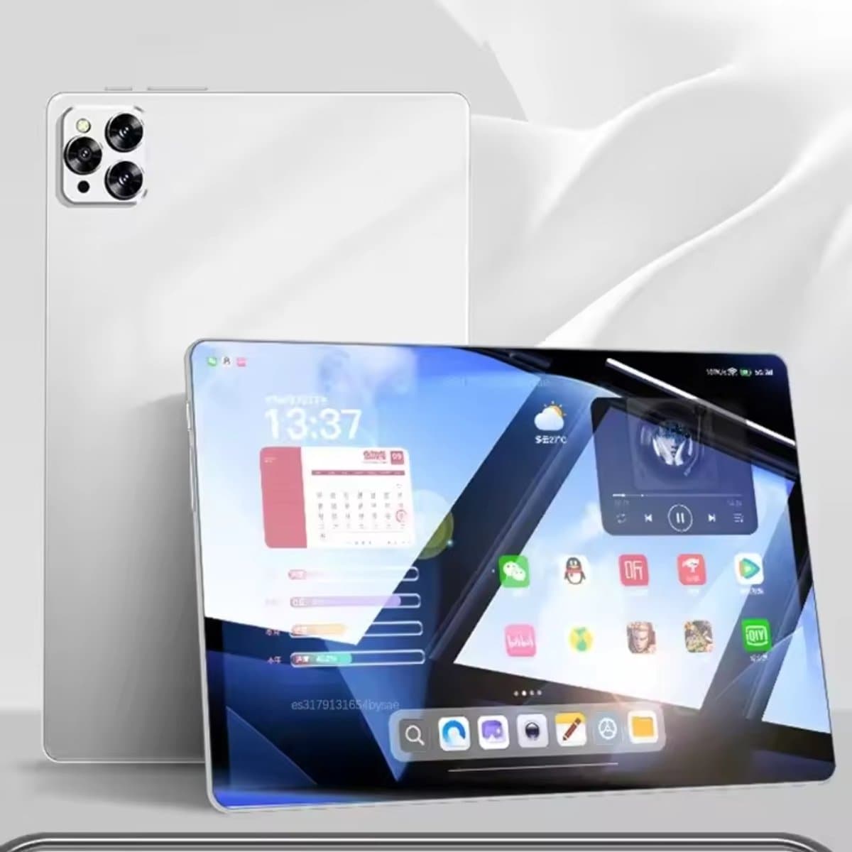 Mookes Pad 8 Pro Tablet 10.1 inch Android Global Snapdragon 8gen2 16GB 1024GB10000 mah 5G Dual SIM WIFI HD Volledig Scherm - Silver