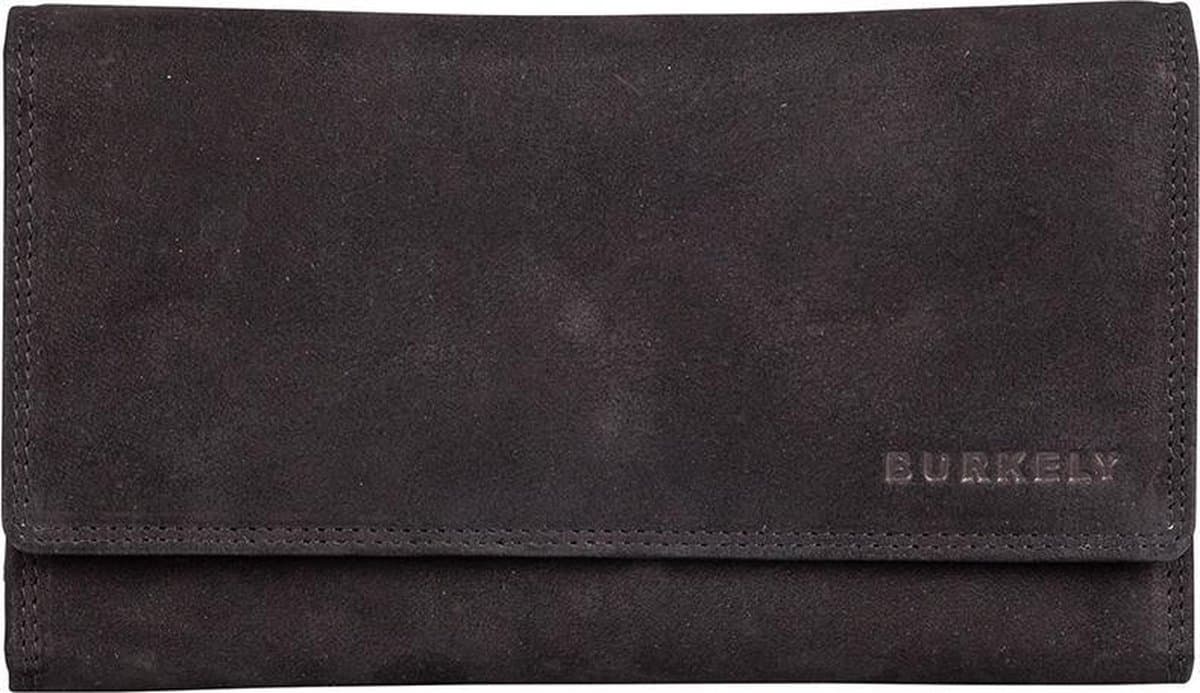 Lederen portemonnee Burkely Stacey Multi Wallet L zwart