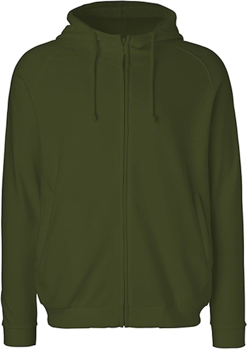 Neutral Unisex Hoodie With Hidden Zip NE63401 - MILITARY - S