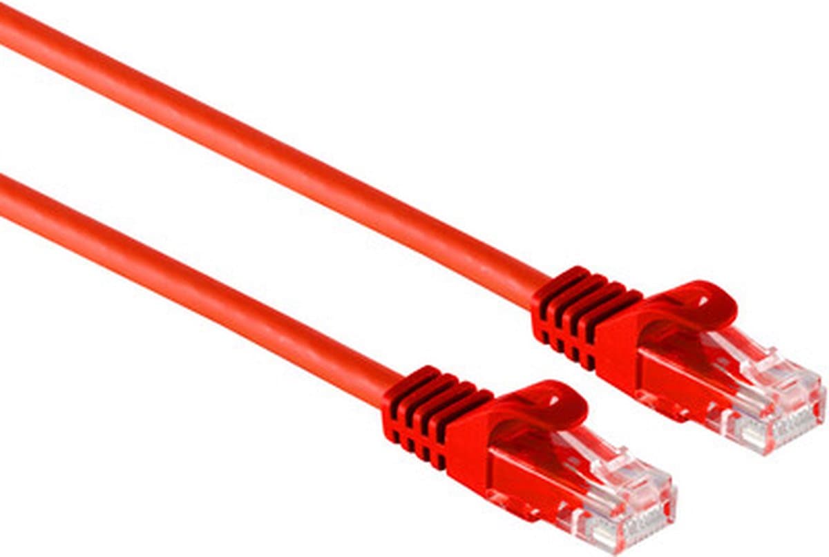 Powteq professional - 2 meter - CAT 7 netwerkkabel / internetkabel - 10 Gbit - Rood