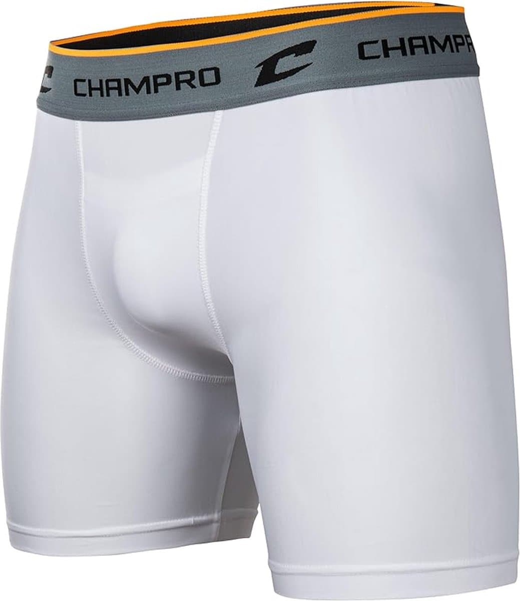 Champro - Honkbal - American Football - IJshockey - Combo - Compression Boxer Short - Met C-Flex Protective Cup - Volwassenen - Zwart - Maat Large
