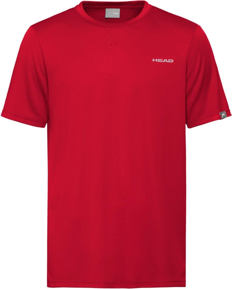 Head Racket Easy Court T-shirt Met Korte Mouwen Rood 176 cm Jongen