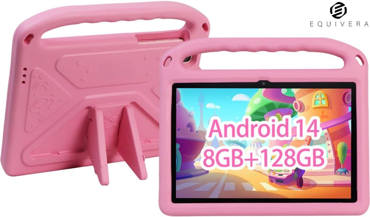 Equivera Kinder Tablet vanaf 3 Jaar - Kinder Tablet - Kindertablet - Tablet voor Kinderen - Kindertablets