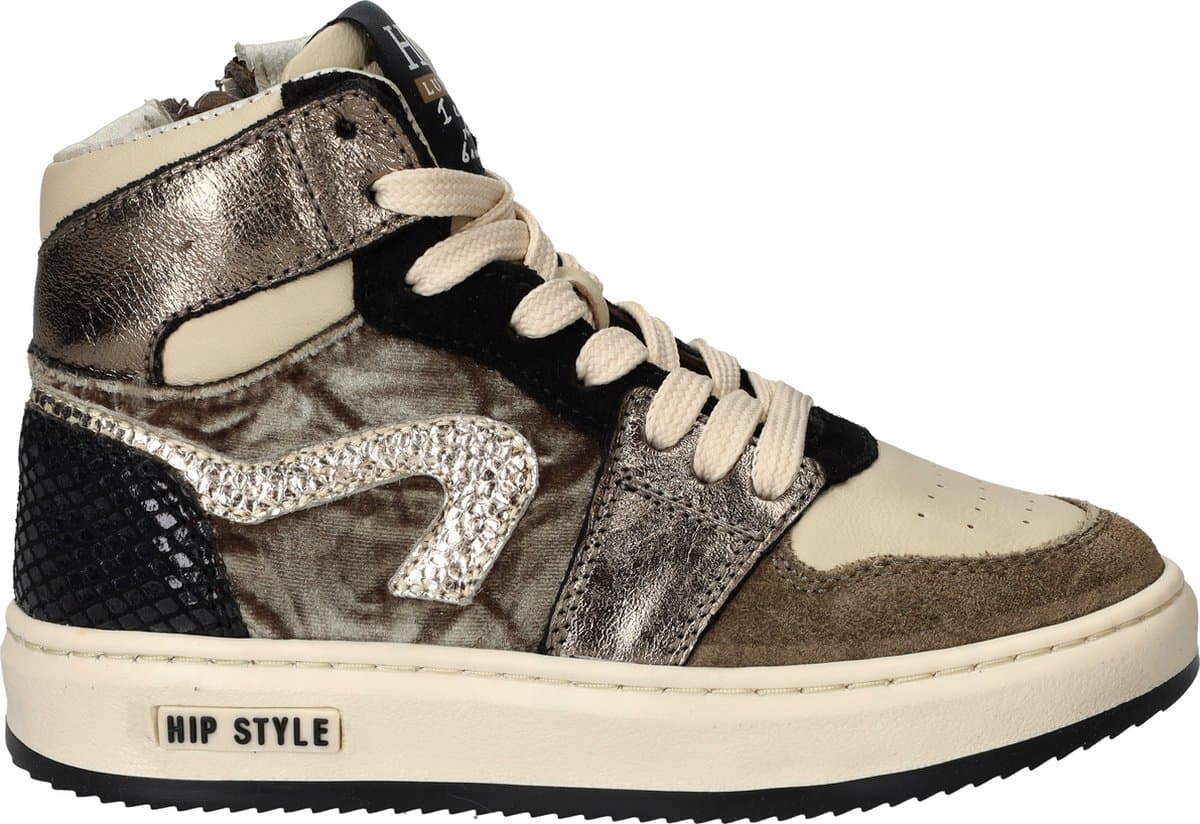 HIP Style Sneakers - Meisjes - Taupe - Maat:33