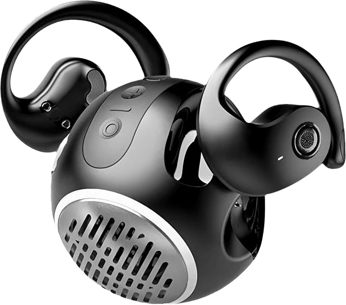 longziming -Open Oor Bluetooth Koptelefoon - Open Ear Headset - Draagbare Speaker - ACS Panoramaklank - Bluetooth 5.4 Connectie - Zacht ABS Materiaal - Pijnvrij Design - Veilig Tijdens Sport - 1 Stuk
