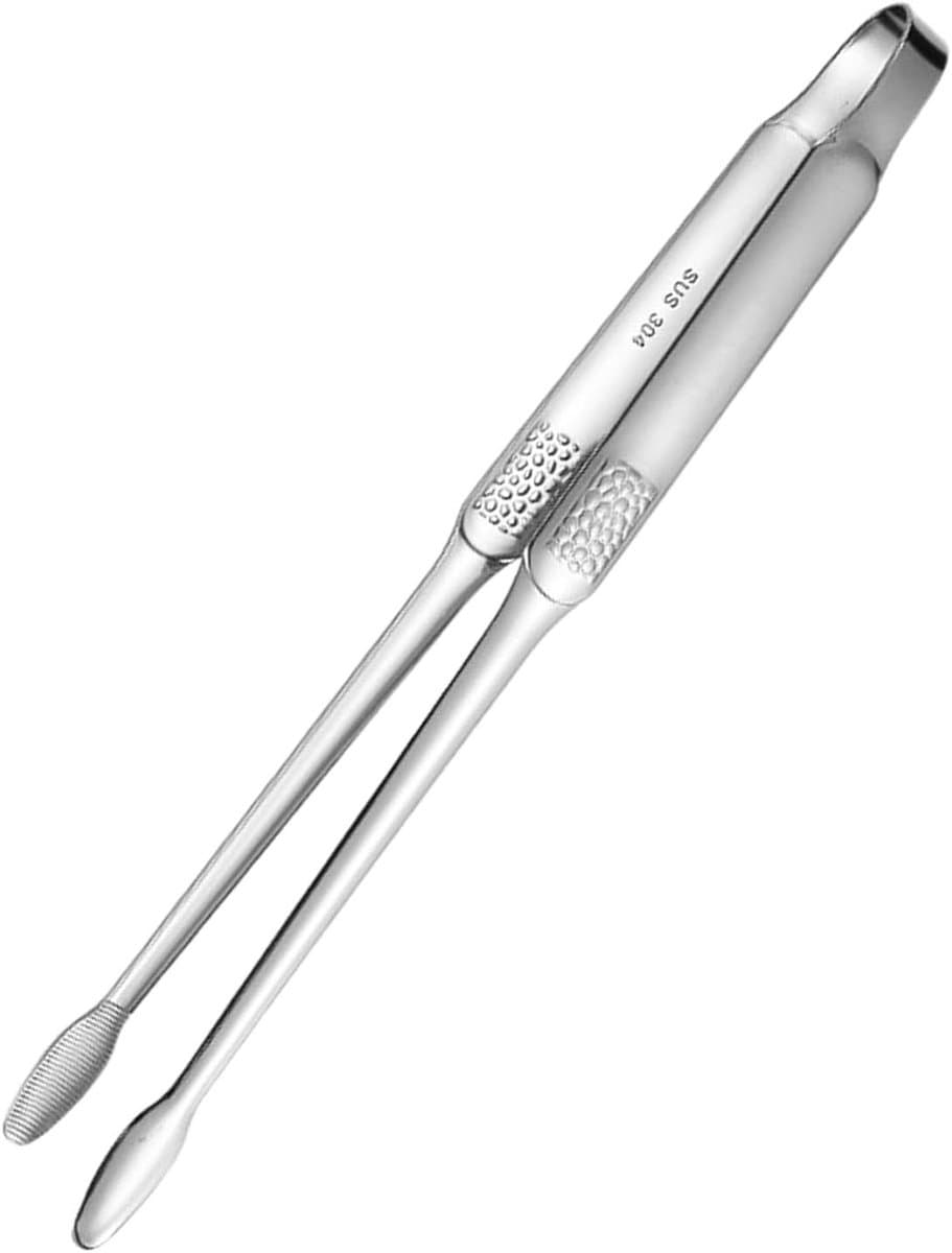 Serveertang RVS - Kooktang Grilltang - Eten Bereiden - Niet-Glijdend Ontwerp - 27 cm - Zilverkleurig