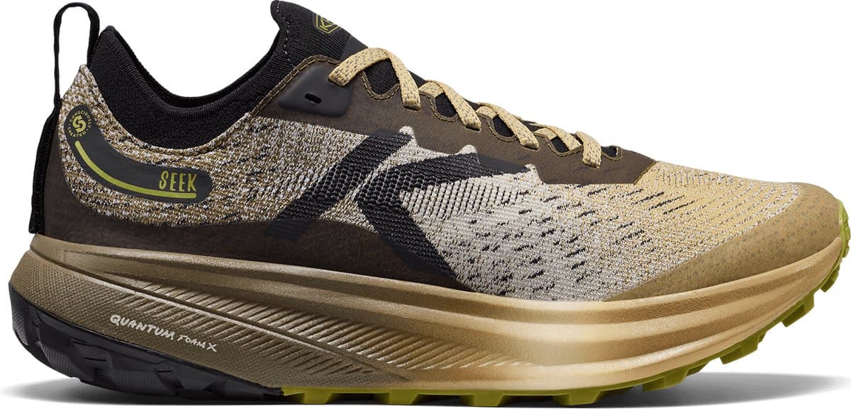 Keen - Seek Heren Trail Running Schoenen Dark Olive/Khaki - Maat 45