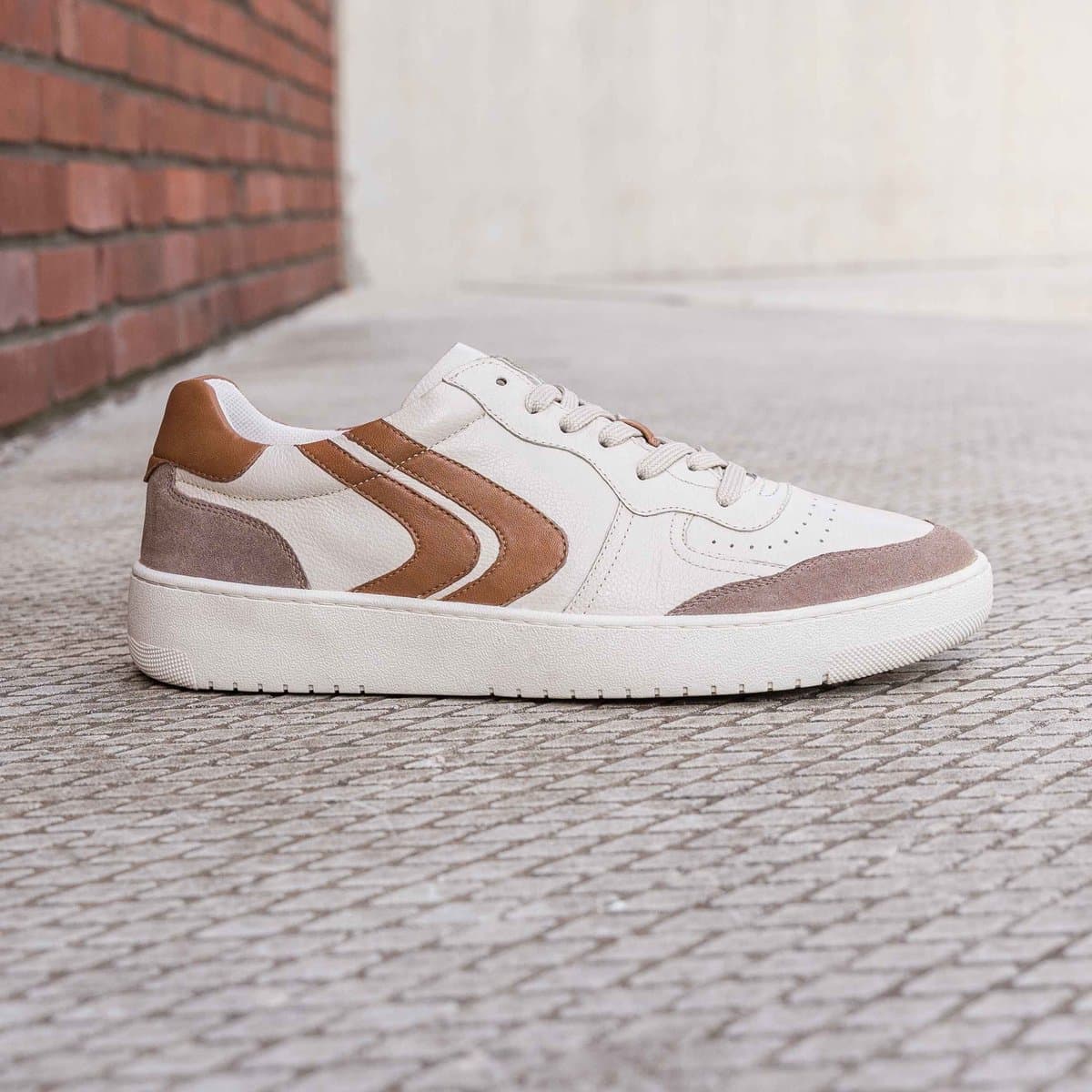 Cafe Moda hank sneaker beige/tan leer