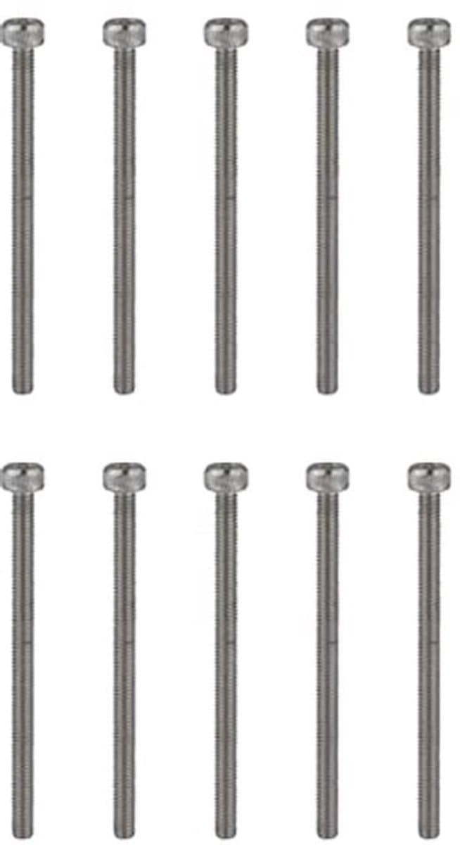 M3 Schroeven Set - 10 Stuks 45MM RVS Hex Socket Schroeven Voor 3D Printer
