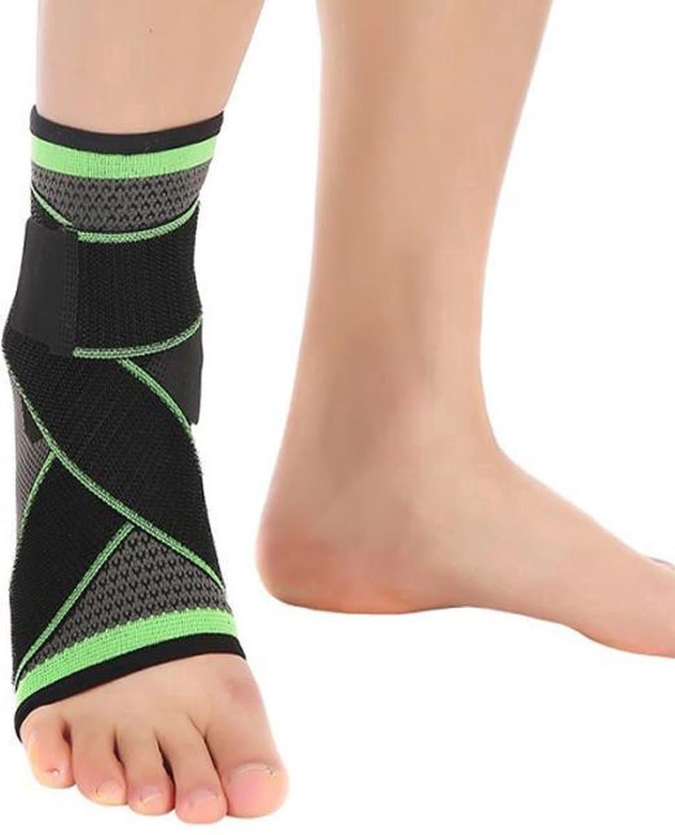 *** 1x Enkelbrace - Maat M - Universeel Links/Rechts Verstelbare Enkelbandage - Enkel Ondersteuning - van Heble® ***
