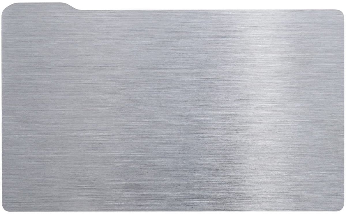 Dailygoody - Veerstaal plaatblad - Flexibel en magnetisch - 138x85mm - Geschikt voor Creality LD-002H - Hars 3D-printer - Staal