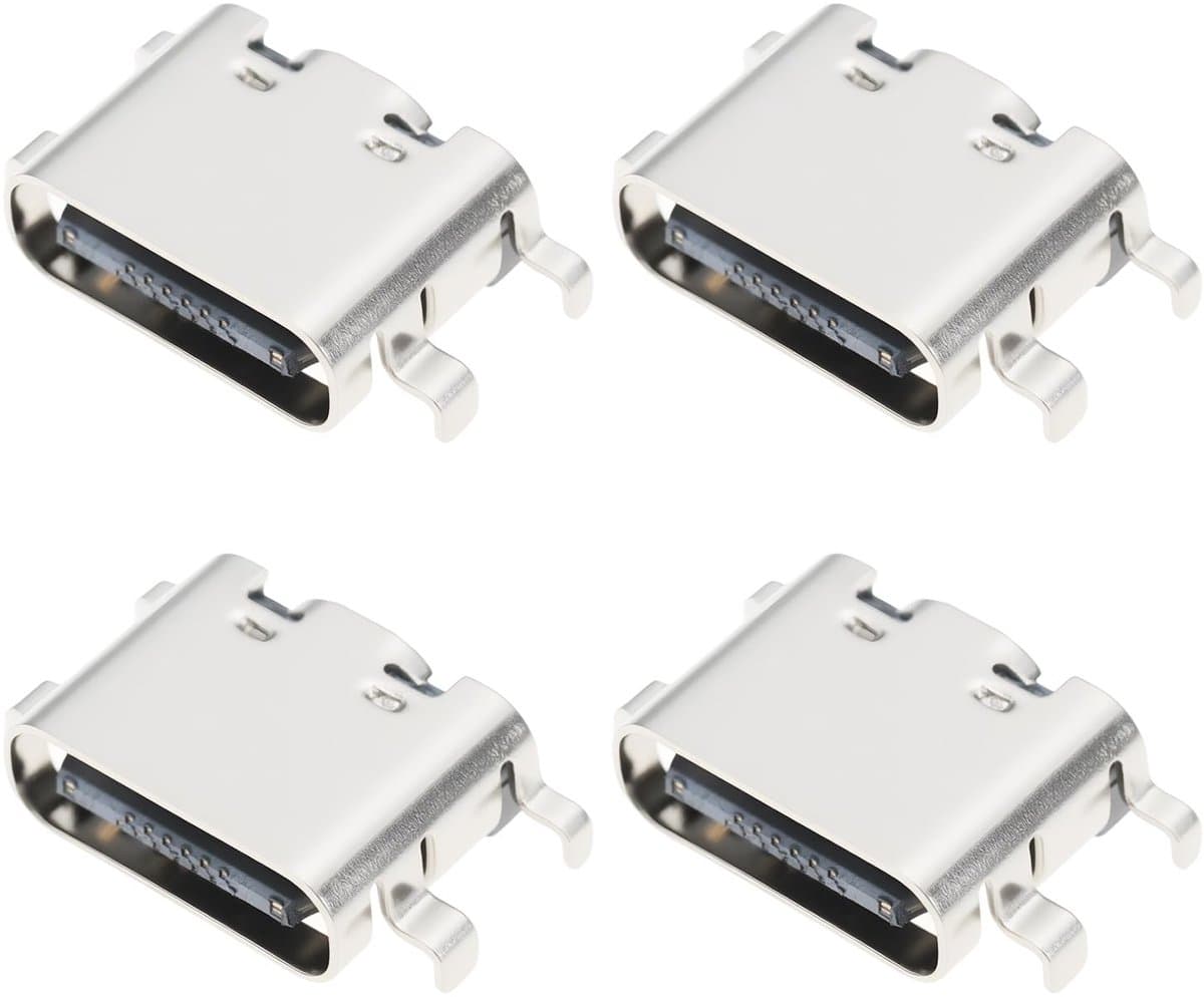 Dailygoody - USB Type C Oplaadpoort - 4 Stuks - Duurzaam en Betrouwbaar - Oplaadoplossing - Geschikt voor Tablets - Voor FaceTel Q3