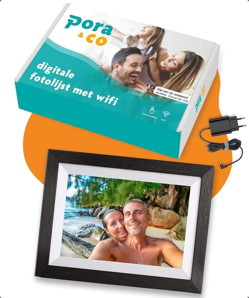 Digitale Fotolijst - Smart Display - Foto's Delen - WiFi Connectiviteit - 10 Inch HD+ - Zwart