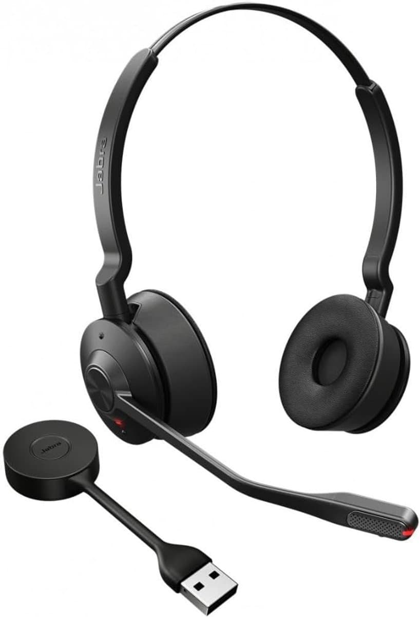 Draadloze Headset - PC Headset - Hybride Werken - Superlicht Ontwerp - 17.25 x 10.4 cm