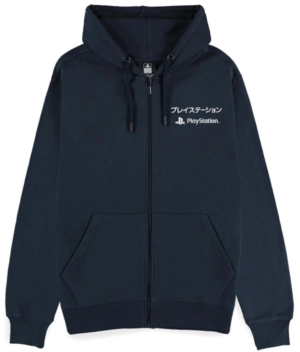 PlayStation - Logo Vest met capuchon - L - Donkerblauw