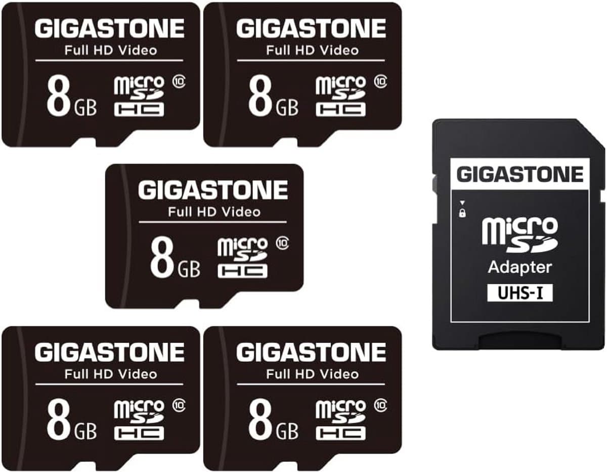 8 GB Micro SDHC Geheugenkaart - Hoge Leessnelheid tot 80 MB/s - Ideaal voor Full HD Video